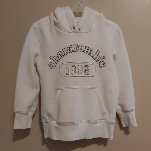 Abercrombie Girls Pullover Distressed Hoodie - Picture 1 of 5